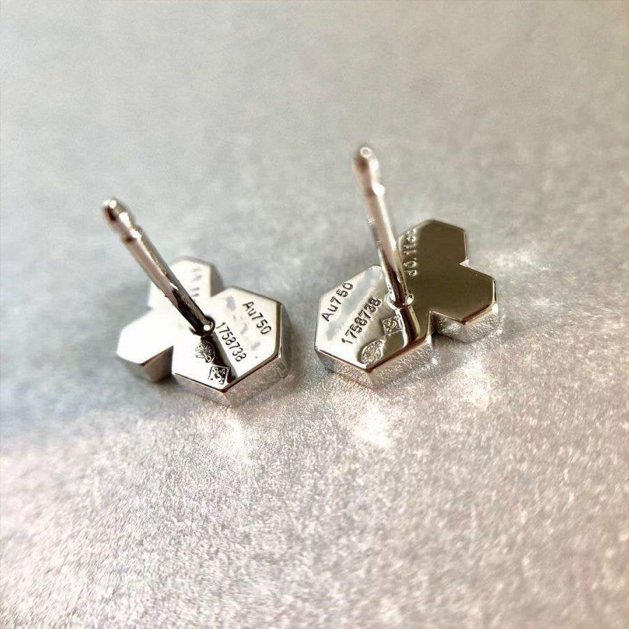 [Marins]BEE LOVE SILVER DIAMOND EARRINGS