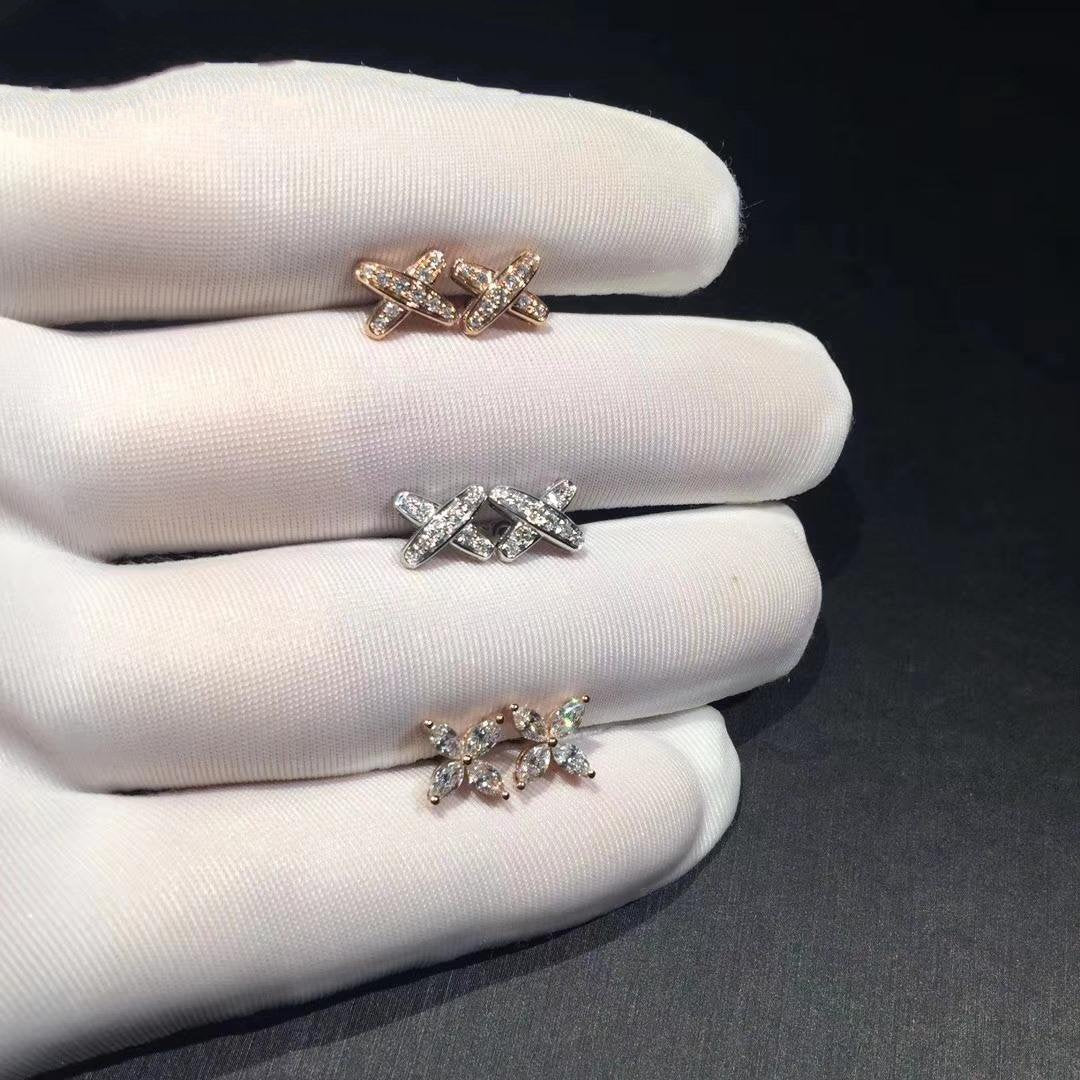 [Marins]JEUX DE DIAMOND EARRINGS