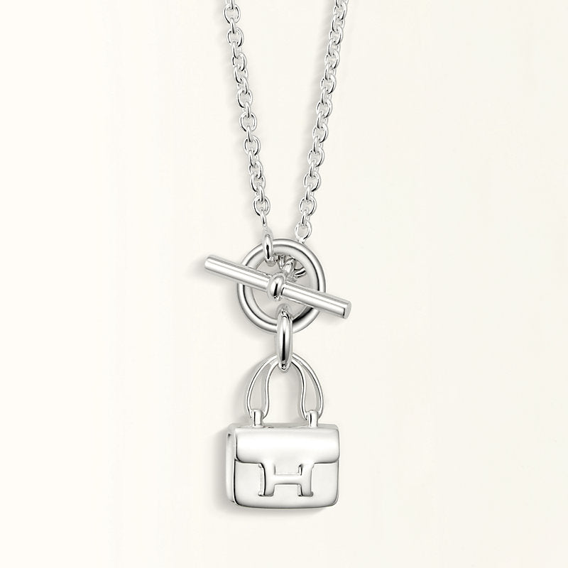 [Marins]POP H PEDANT SILVER NECKLACE