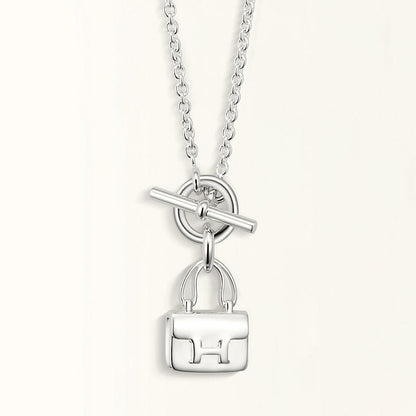 [Marins]POP H PEDANT SILVER NECKLACE