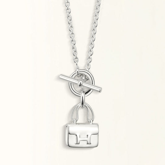 [マリーン]POP H ペンダントシルバーネックレス