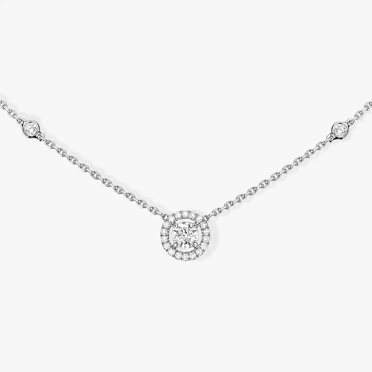 [Marins]Diamond Necklace 0,20ct Brilliant Shape Joy