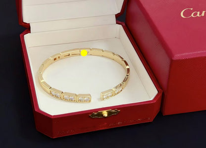 [Marins jewelrys]LOVE DIAMOND OPEN  BRACELET