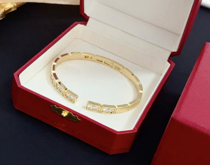 [Marins jewelrys]LOVE DIAMOND OPEN  BRACELET