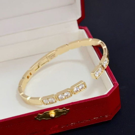 [Marins jewelrys]ラブダイヤモンドオープンブレスレット
