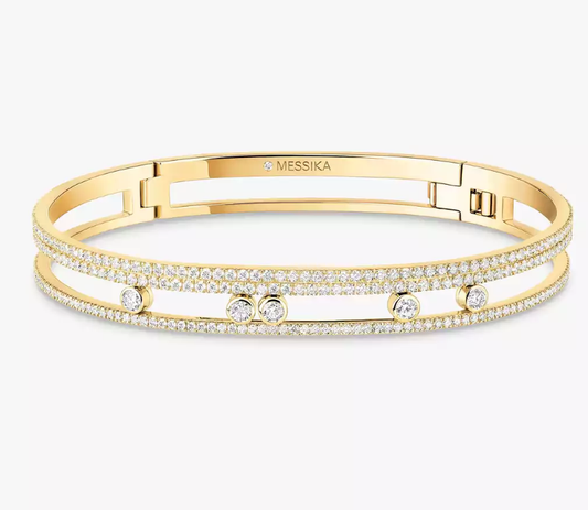 [マリヌス]M ローマン フルダイヤモンドブレスレット
