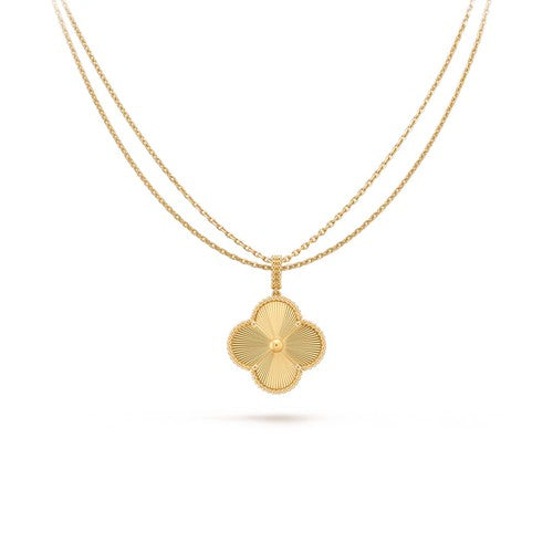 [Marins]CLOVER 25MM PEDANT NECKLACE GOLD