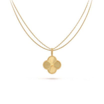 [Marins]CLOVER 25MM PEDANT NECKLACE GOLD