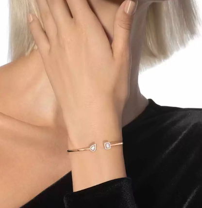 [Marins]M Delicate Double-Diamond Bracelet
