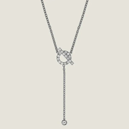 [Marins]FINESSE SILVER DIAMOND NECKLACE