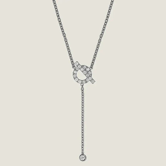 [Marins] フィネス シルバー ダイヤモンド ネックレス