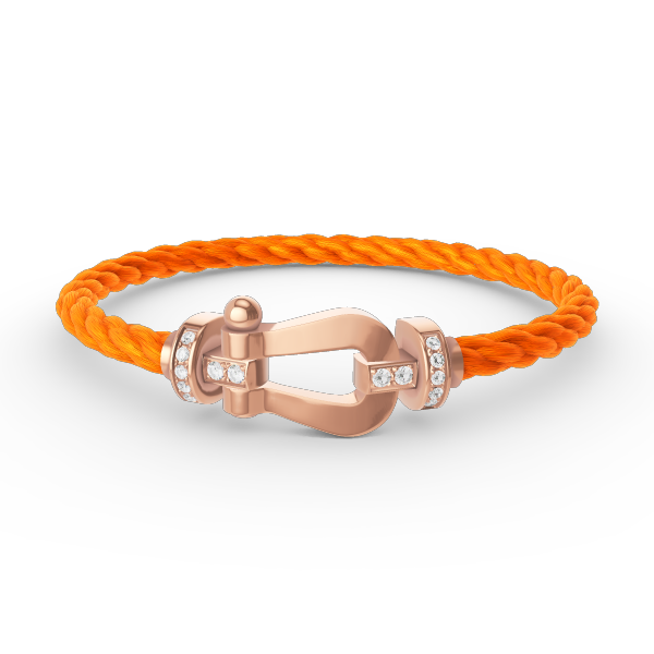 [Marins]FORCE LARGE HORSESHOE HALF DIAMOND BRACELET Marins GOLD