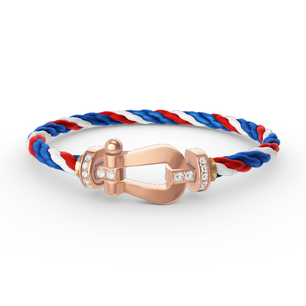 [Marins]FORCE LARGE HORSESHOE HALF DIAMOND BRACELET Marins GOLD