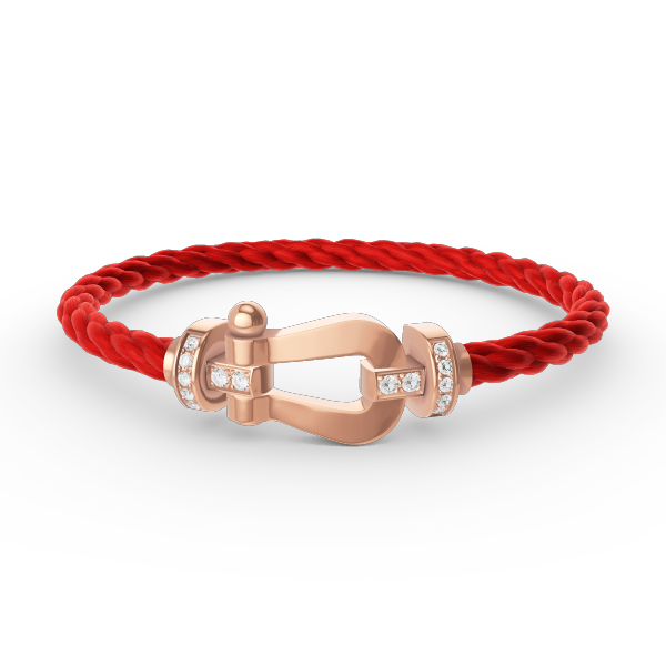 [Marins]FORCE LARGE HORSESHOE HALF DIAMOND BRACELET Marins GOLD