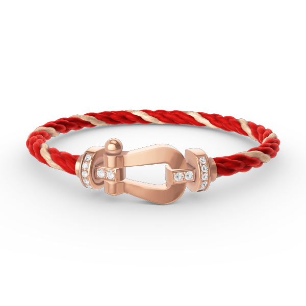 [Marins]FORCE LARGE HORSESHOE HALF DIAMOND BRACELET Marins GOLD