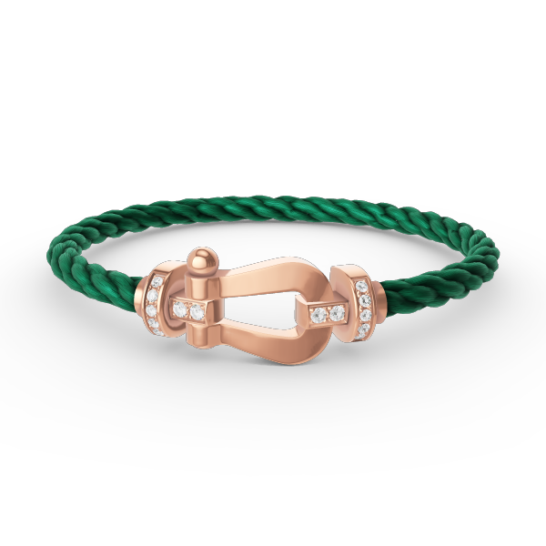 [Marins]FORCE LARGE HORSESHOE HALF DIAMOND BRACELET Marins GOLD