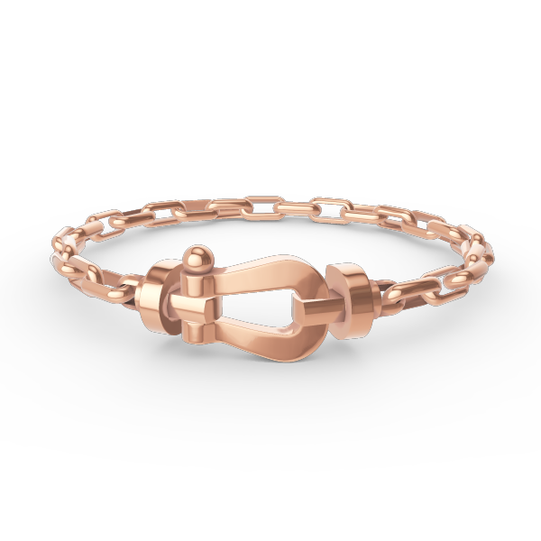 [Marins]FORCE LARGE HORSESHOE CLASP  METAL BRACELET