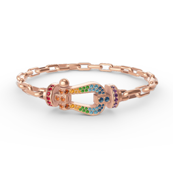 [Marins]FORCE LARGE HORSESHOE CLASP  METAL BRACELET