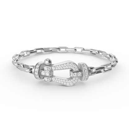 [Marins]FORCE LARGE HORSESHOE CLASP  METAL BRACELET