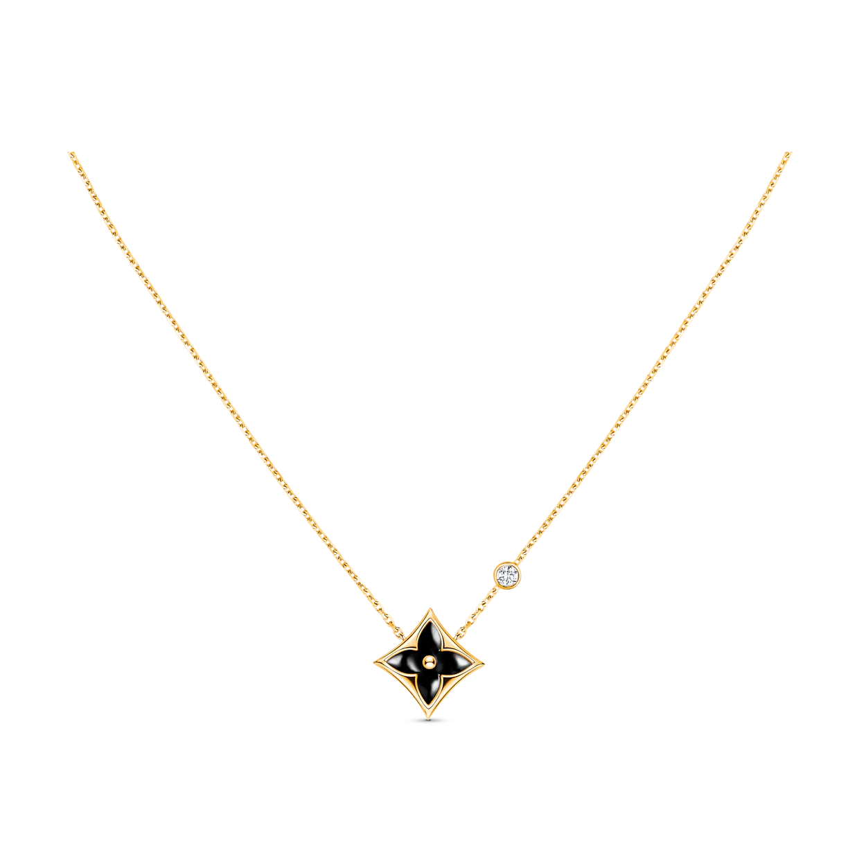 [Marins]STAR BLACK MOP NECKLACE