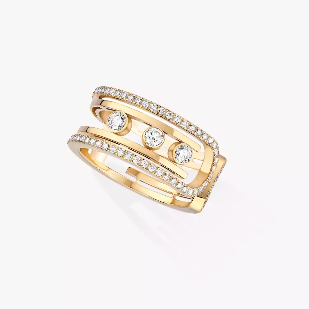 [Marins]Move 10th Diamond Ring in Gold