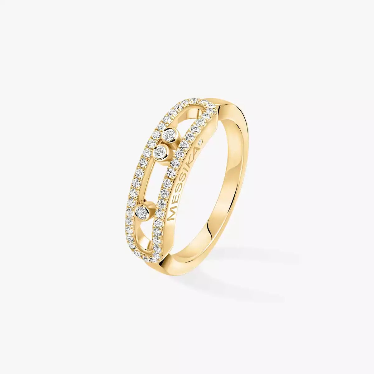 [Marins] Baby Move Gold Diamond Pave_ Ring