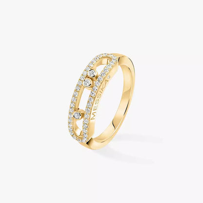 [Marins] Baby Move Gold Diamond Pave_ Ring