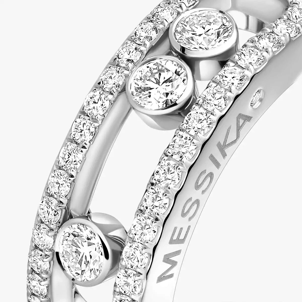 [Marins] Move Gold Diamond Pave_ Ring