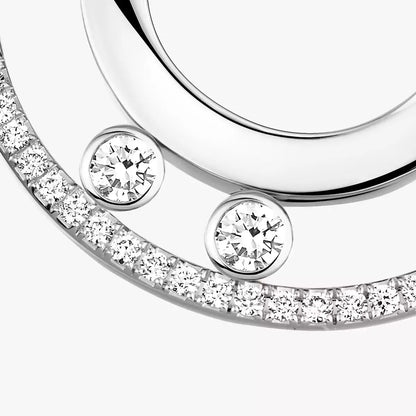 [Marins]Move Romane Small Diamond Hoop Earrings