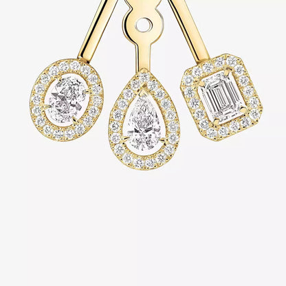 [Marins] My Twin Trio  Diamond Earrings