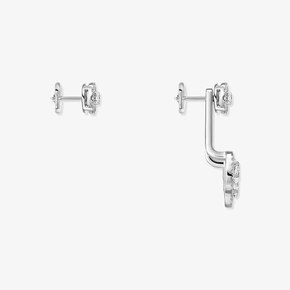[Marins] My Twin Trio  Diamond Earrings