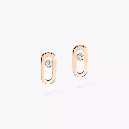 [Marins]Move Uno Diamond Stud Earrings