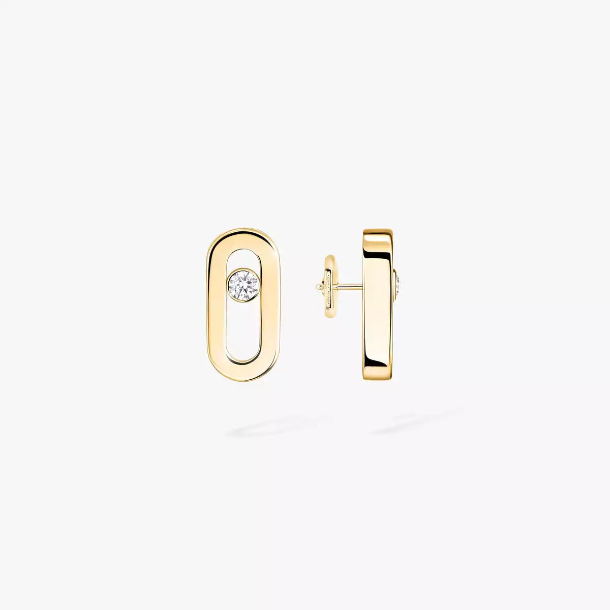 [Marins]Move Uno Diamond Stud Earrings