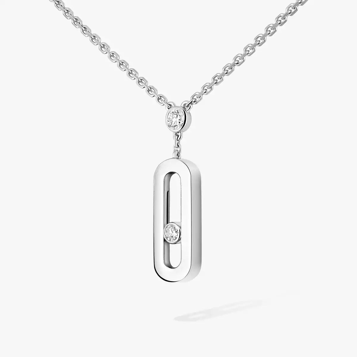 [Marins] Move Uno Gold Diamond Long Necklace