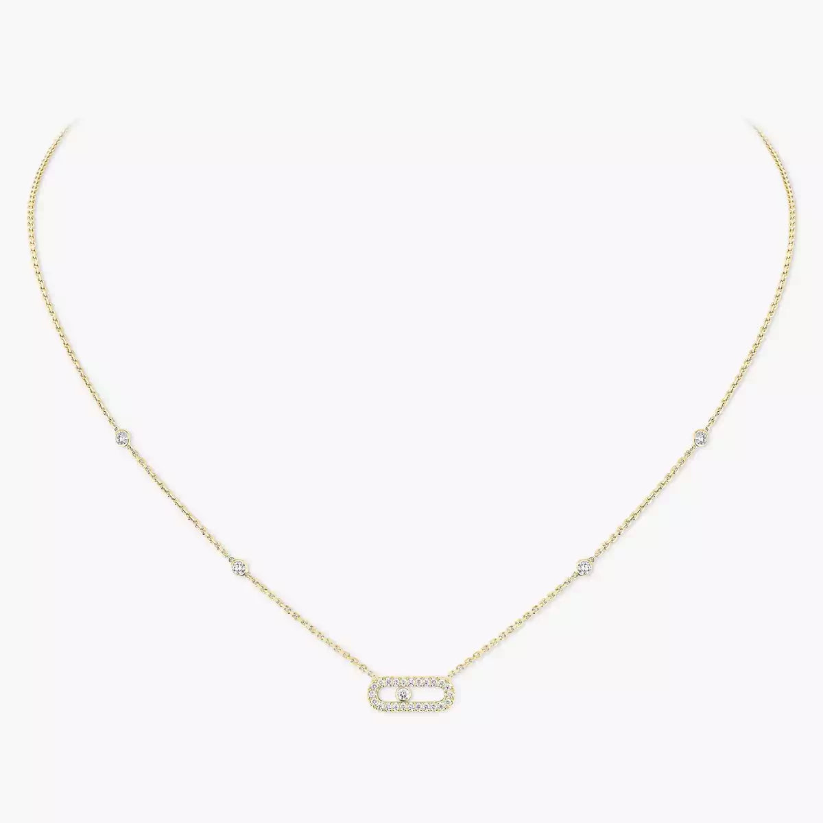 [Marins]Diamond Necklace Move Uno