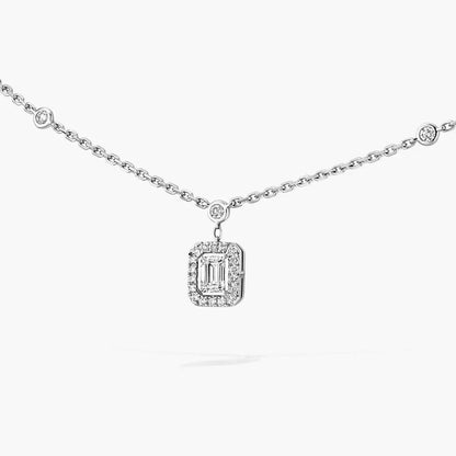 [Marins]My Twin Diamond Necklace in Silver