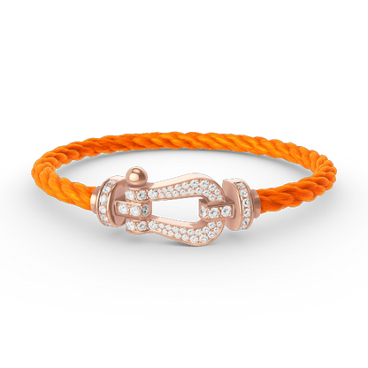 [Marins]FORCE LARGE HORSESHOE FULL DIAMOND BRACELET Marins GOLD