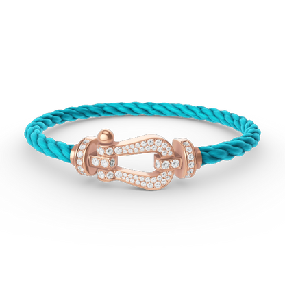 [Marins]FORCE LARGE HORSESHOE FULL DIAMOND BRACELET Marins GOLD