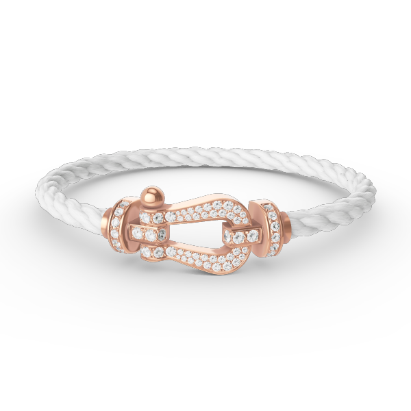 [Marins]FORCE LARGE HORSESHOE FULL DIAMOND BRACELET Marins GOLD