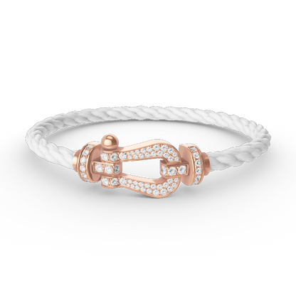 [Marins]FORCE LARGE HORSESHOE FULL DIAMOND BRACELET Marins GOLD