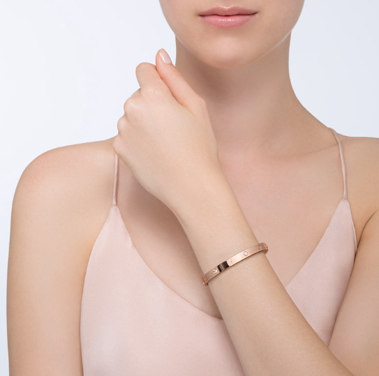 [Marins]LOVE BRACELET 6.1MM 4 DIAMONDS