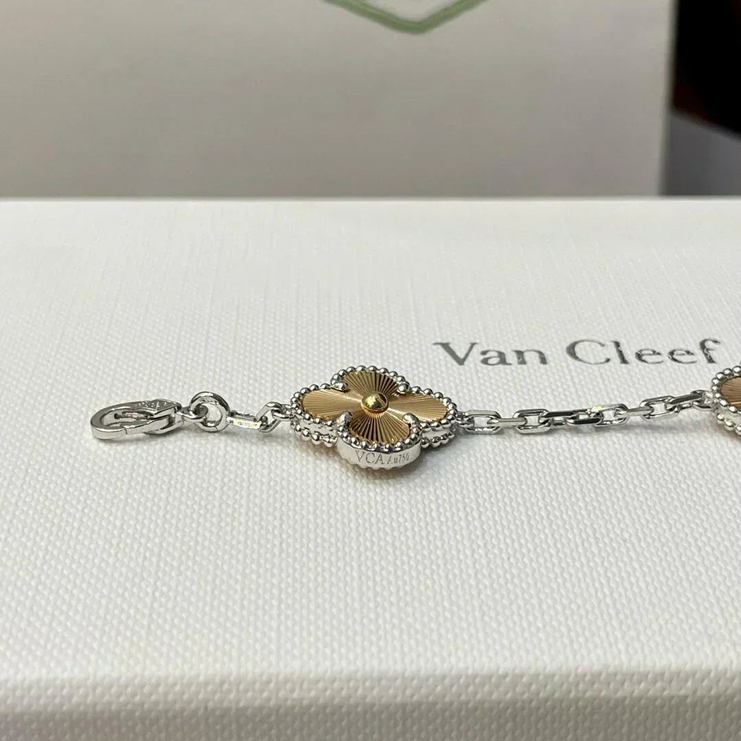 [Marin-Jewelry] CLOVER 5 MOTIF LASER BRACELET COLLECTION