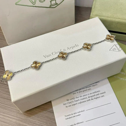 [Marins] CLOVER 5 MOTIF LASER BRACELET COLLECTION