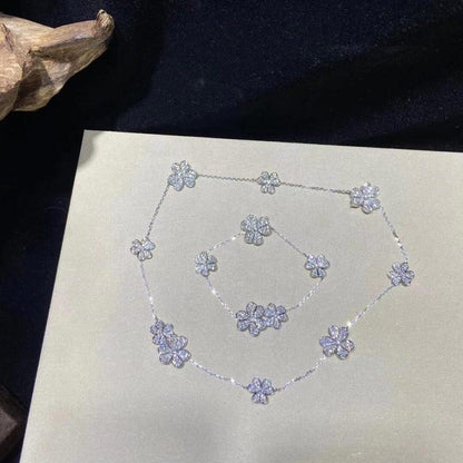 [Marins]FRIVOLE SILVER 5 FLOWERS BRACELET