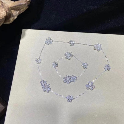 [Marins]FRIVOLE SILVER 5 FLOWERS BRACELET