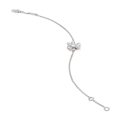 [Marins]FRIVOLE SILVER FLOWER DIAMOND BRACELET