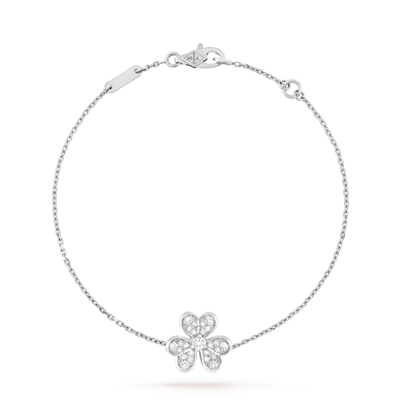 [Marins]FRIVOLE SILVER FLOWER DIAMOND BRACELET