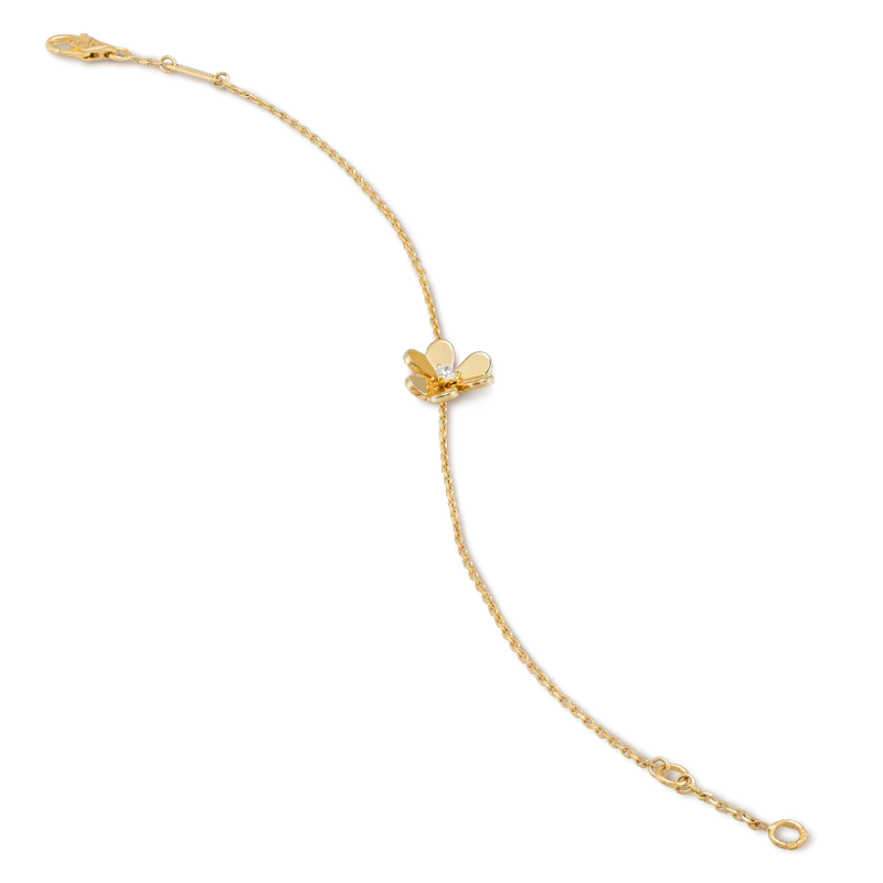 [Marin-Jewelry]FRIVOLE GOLD FLOWER PINK MALACHITE BRACELET