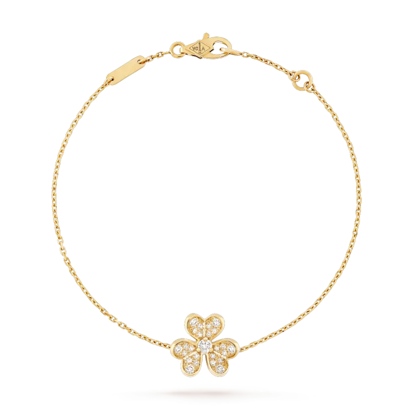 [Marins]FRIVOLE GOLD FLOWER DIAMOND BRACELET
