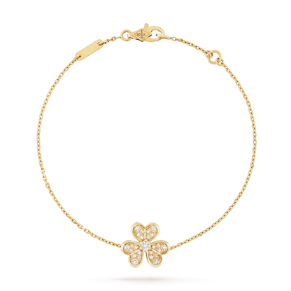 [Marins]FRIVOLE GOLD FLOWER DIAMOND BRACELET